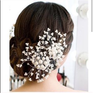 PEARLS BRIDAL PROM HAIR ACCESSORY